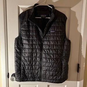 Patagonia Nanopuff Men’s Vest Large - Forge Grey